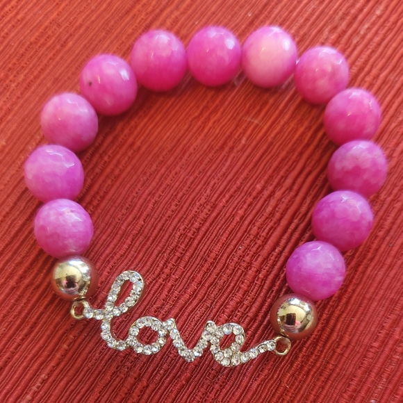 3 Bracelets - Pearls and Crystals - Pinkish - Picture 16 of 16